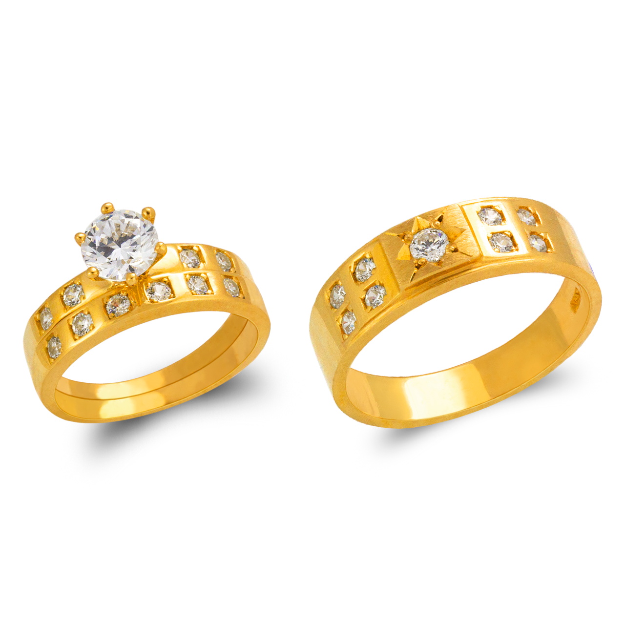 Wedding Trio Ring Set