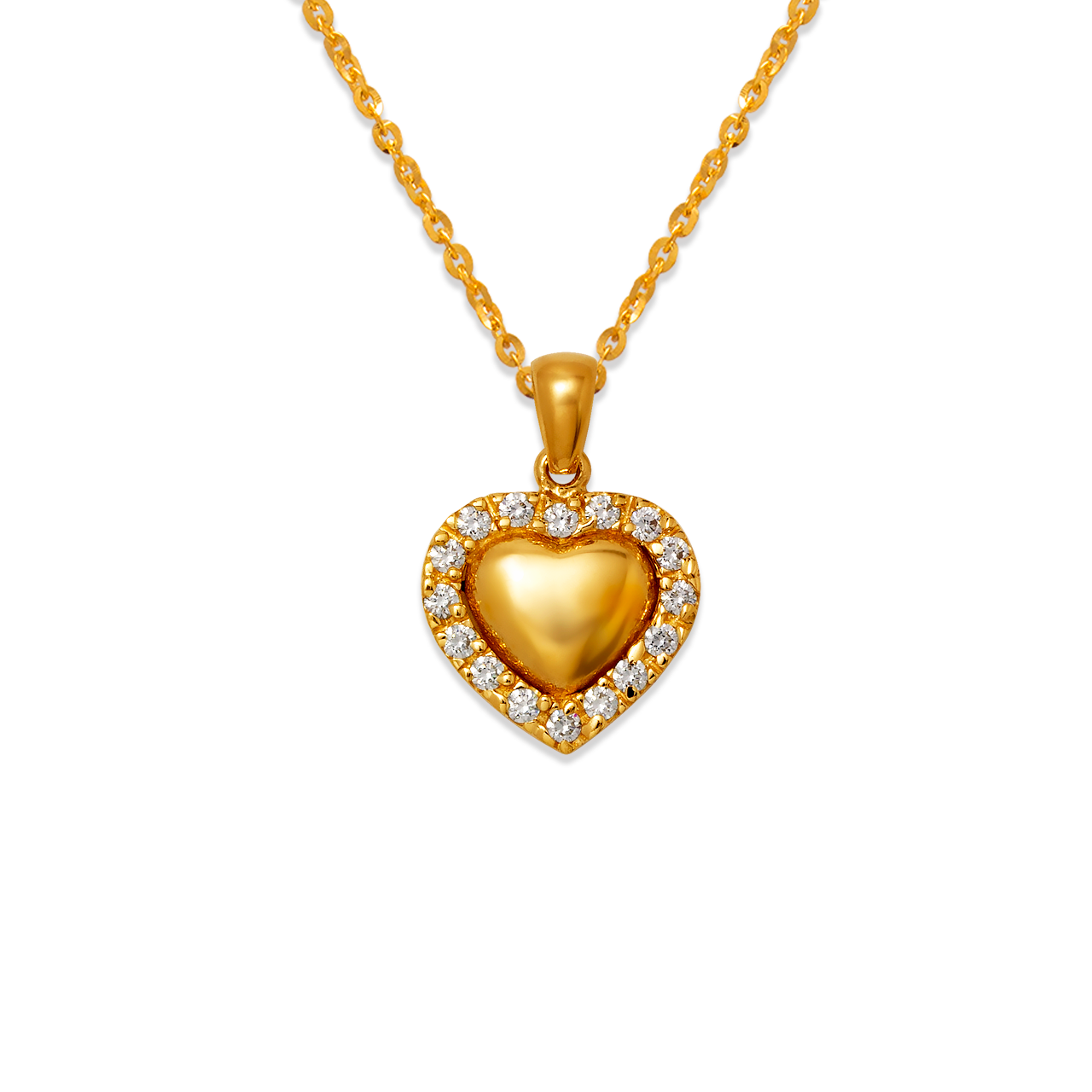 Heart CZ Pendant