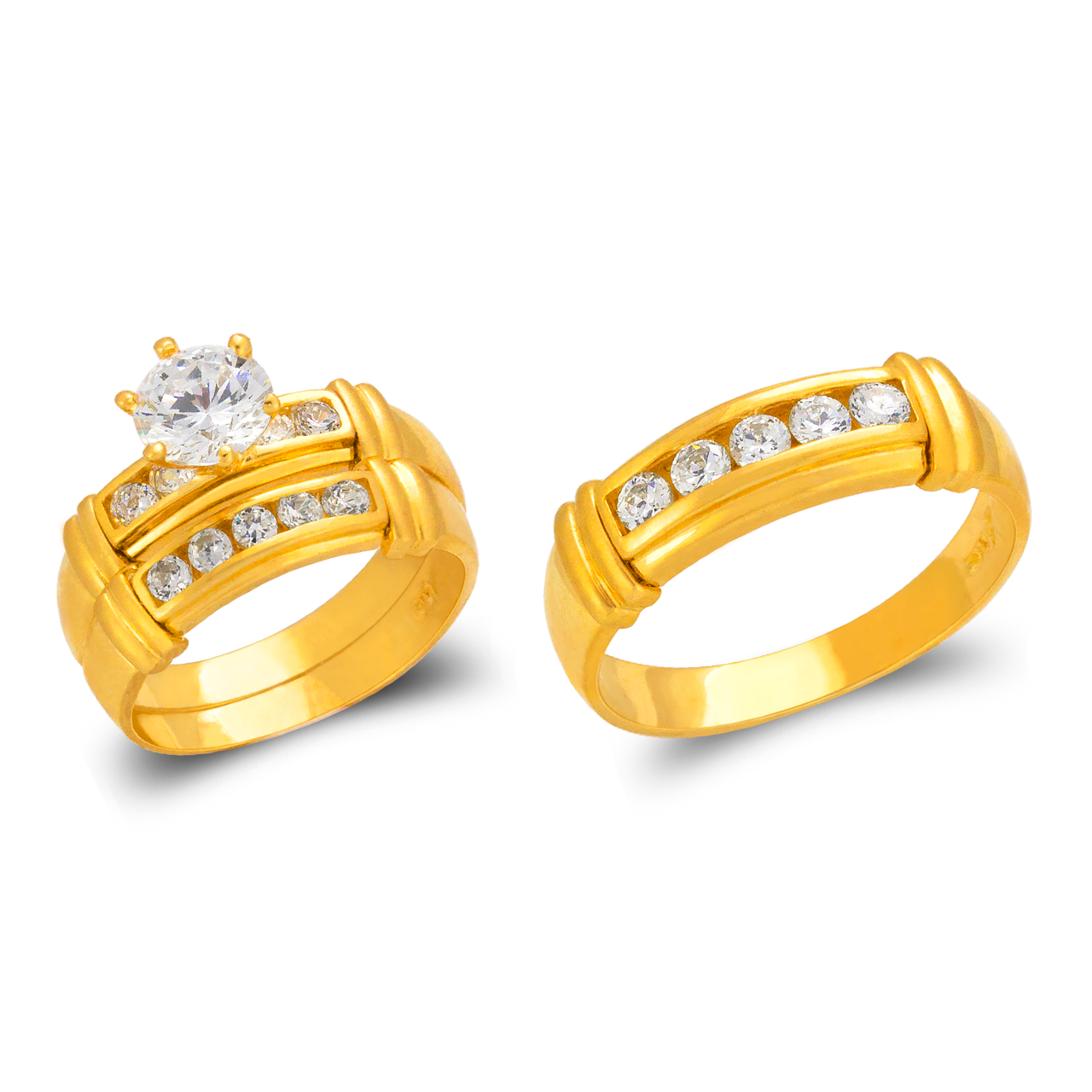 Wedding Trio Ring Set