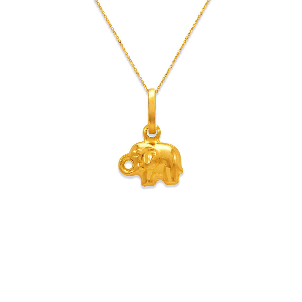 Baby Elephant Charm Pendant