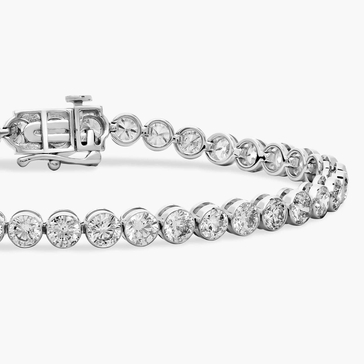 Floating Diamond Tennis Bracelet