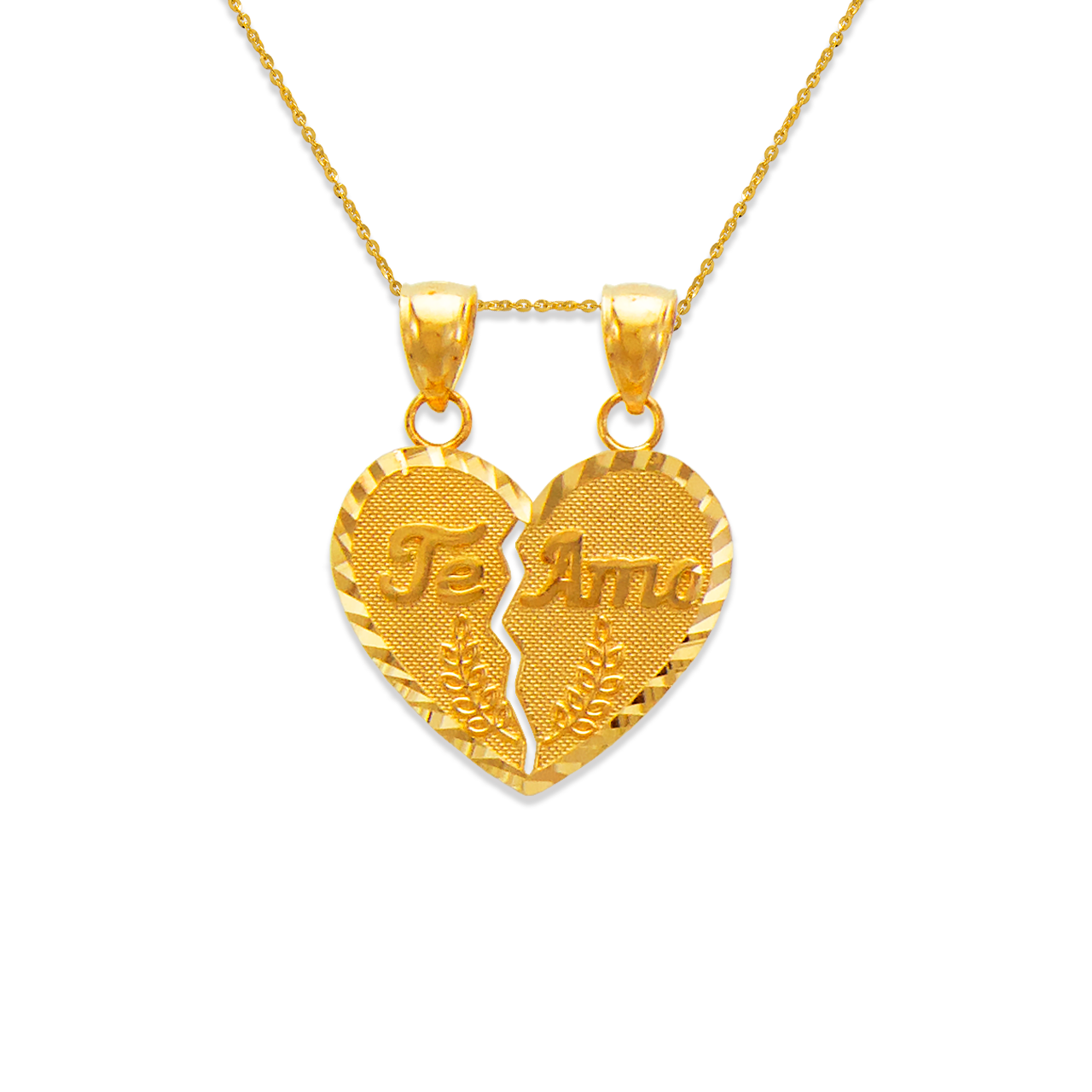 Two-Piece Amores Heart Pendant