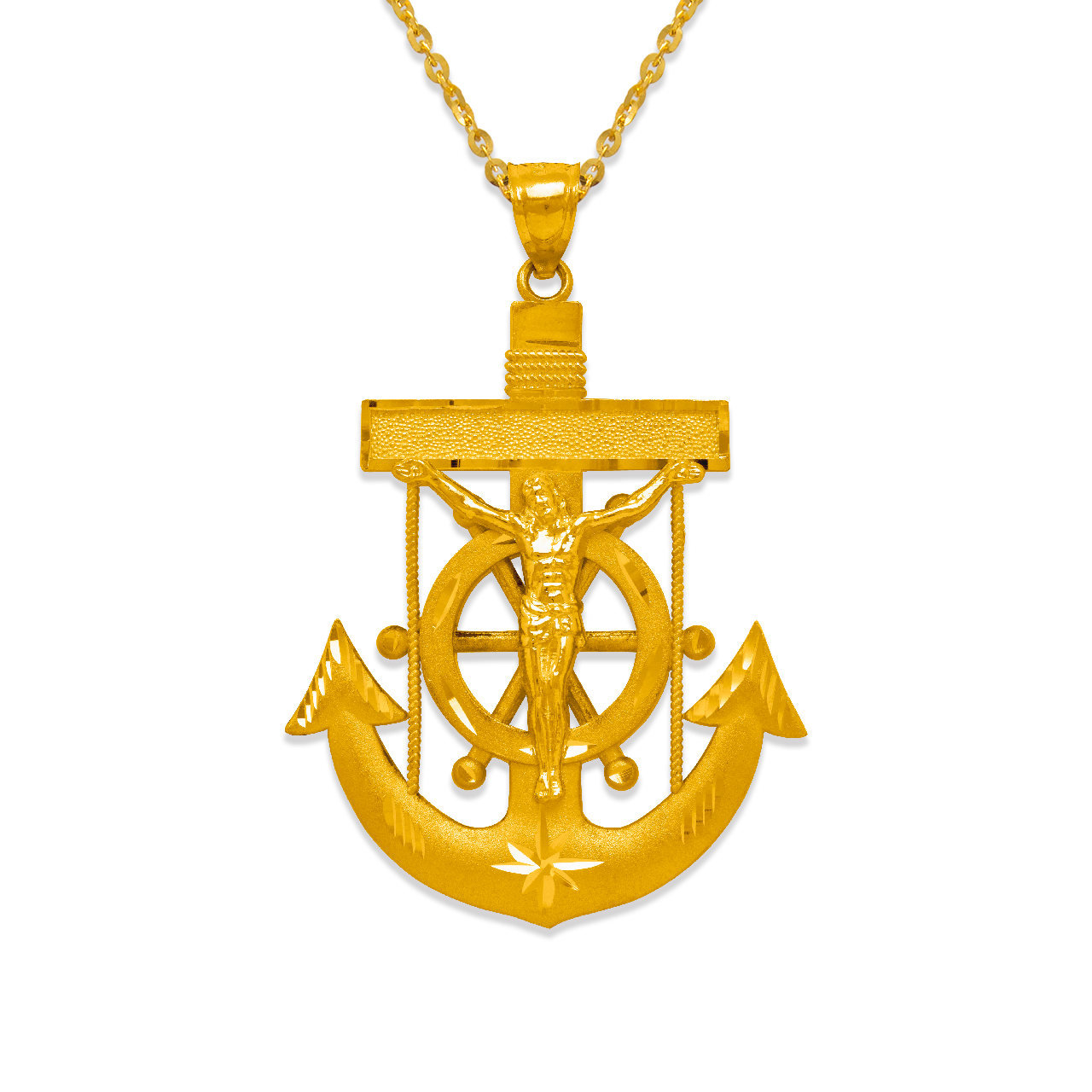 Jesus Anchor Pendant