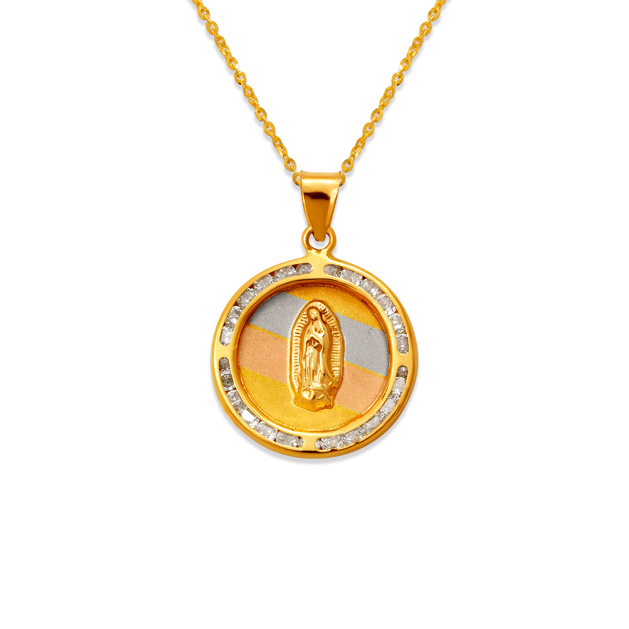 Guadalupe CZ Pendant