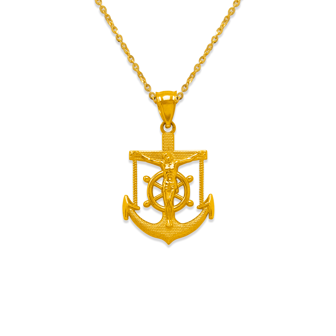 Jesus Anchor Pendant